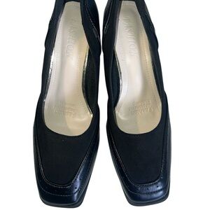 Shi Shang Jing Pin Fashion Black Women’s Classic Square-Toe Pumps Size 38
